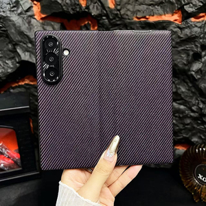 Pour Samsung Galaxy Z Fold8 Ultra/Z Fold7/Z Fold6/Z Fold5/Z Fold4, Housse de protection pliable pour téléphone en cuir PU <span class=keywords><strong>mat</strong></span> à couverture intégrale - Product Image 2