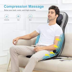 Cojín de masaje de amasado de calor <span class=keywords><strong>Shiatsu</strong></span> de Venta caliente vibración de cuerpo completo para cuello y cintura para uso en coche y oficina en casa - Product Image 2