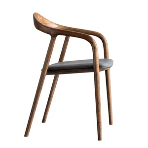 <span class=keywords><strong>Chaise</strong></span> de <span class=keywords><strong>salle</strong></span> <span class=keywords><strong>à</strong></span> <span class=keywords><strong>manger</strong></span> personnalisée style occidental JP <span class=keywords><strong>en</strong></span> <span class=keywords><strong>cuir</strong></span> et bois massif avec accoudoir Kennedy pour restaurant - Product Image 3