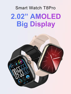 बेस्ट सेलर टी 8 प्रो स्मार्ट वॉच 2.02 साथ-साथ कॉल हेल्थ मॉनिटर ब्लड प्रेशर हार्ट रेट पर नजर रखने वाले ब्लड प्रेशर हार्ट रेट - Product Image 6