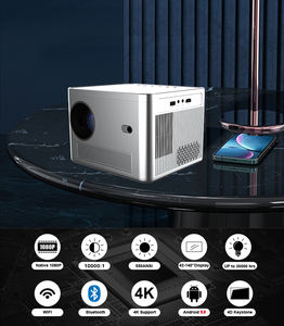 Proyector inteligente 4K para <span class=keywords><strong>cine</strong></span> <span class=keywords><strong>en</strong></span> casa, dispositivo de proyección 4K, con Quad Core, Android <span class=keywords><strong>2022</strong></span>, 5G, WIFI, LED, vídeo 8K, Full HD, 9,0 P, novedad de 1080 - Product Image 4
