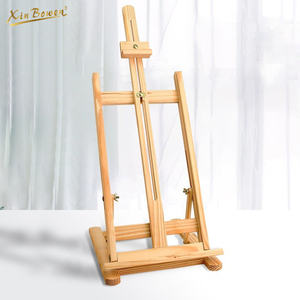 Xin Bowen chuyên nghiệp gấp nghệ thuật giá vẽ phác thảo sơn dầu màu nước có thể điều chỉnh giá vẽ bằng gỗ - Product Image 6