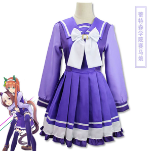 Disfraz de Cosplay de <span class=keywords><strong>Anime</strong></span> Uma Musume Pretty Derby, Uniforme Escolar de Toukai Teiou, Disfraz de Cosplay de Golden Ship Special Week, Vestido de Marinero Lolita - Product Image 2