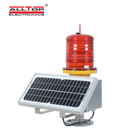 ALLTOP Hochwertige IP65 wasserdichte solar betriebene LED Marine Navigation Aviation Hindernis Notfall warnleuchte