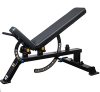 Chaise de fitness multifonctionnelle commerciale pliable et réglable, banc d'haltères, support pour sit-ups, planche d'inversion pour usage domestique