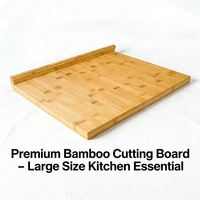 Planche à découper rectangulaire en bambou, écologique, durable, pour la préparation des aliments