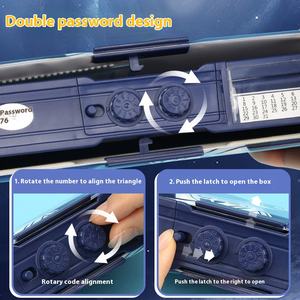 École ensemble de papeterie utile nouvelle boîte à crayons un étui à crayons personnalisé avec mot de passe de verrouillage livraison gratuite étui à crayons zhejiang - Product Image 4