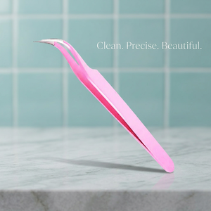 Pince à cils ASAP Volume pour extensions de cils russes, pointe ultra-fine et lisse en acier inoxydable 10 mm pour séparation des cils - Product Image 6