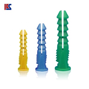 หลอดต่อพลาสติก PP PE แบบยืดขยายได้สมอเรือติดผนังพลาสติกสีน้ำเงินและสีแดง - Product Image 1