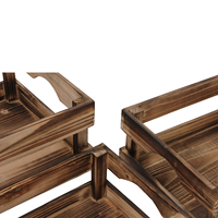 Fabricant professionnel fait à la main en gros palette en bois nourriture pas cher rustique décor à la maison boîte en bois cas de service stockage caisse en bois