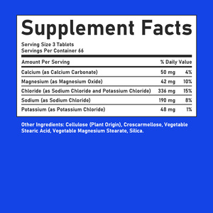 Private Label Service Electrolyte Tablets 200 Count Maintain Electrolyte Levels Hydrate Balance Sustain Dietary <b>Supplement</b> - Product Image 2