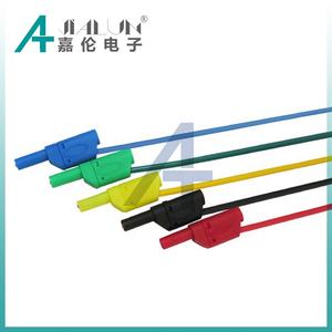 Jialun tomada de banana de segurança 4mm, plugue macho de banana com fio em ponte macio, cabo de teste de fio - Product Image 4