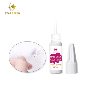 Colle à ongles StarSpeed 3g haute viscosité pour faux ongles, séchage super rapide et adhésion forte pour les pointes d'ongles artificiels - Product Image 1