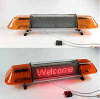 Barre lumineuse à affichage LED ambrée pour véhicules de sauvetage Barres lumineuses LED haute visibilité