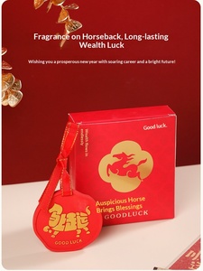 Regalo Pequeño de Año Nuevo Chino, Año del Caballo, Difusor de Aromaterapia de Yeso Sólido, Piedra Difusora para Dormitorio, Pequeño Regalo, Colgante de Incienso - Product Image 2
