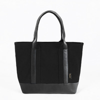 Sac à main en toile de coton pour femme avec poches zippées, sac de rangement anti-poussière, sac à bandoulière, sac de shopping
