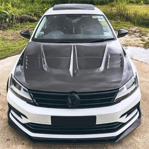OEM VW MK6 sợi carbon phía trước thông hơi mui xe bìa cho Jetta MK 6 6.5 GLI - Product Image 3