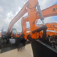 Excavadora Usada Doosan DX210W-7B Develon de 20 Toneladas, 90% Nueva, con Cabina Central para el Conductor, Buen Estado, Precio Bajo, Modelos Doosan Dx210-7 Dx300 Dx150w Dx225