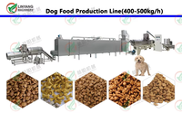 Machine extrudeuse de nourriture pour chiens de capacité personnalisée 100-150 kg/h, machine à fabriquer des granulés pour chats