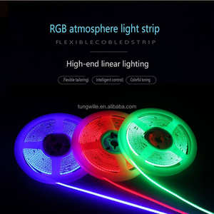 แถบไฟแอลอีดี IP68กลางแจ้งกันน้ำได้, ไฟแอลอีดี576LED ตัวโคมไฟสีทองแดงสายรัด LED อัจฉริยะยาว1ม. DC12V/24V 6000K/6500K - Product Image 3