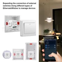 Nuevo Diseño de Interruptor Inteligente Mini Tuya Integrado, WiFi Zigbee 3.0, 1 2 3 4 Canales, Sistema Universal para Hogar Inteligente