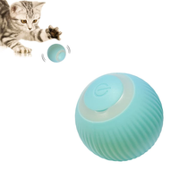 Intelligente Rollbälle für Hunde Interaktives Hundespielzeug Bewegungsspielzeug Elektrisch Beweglicher Kauspielball Quietschender Hundespielball mit Seil
