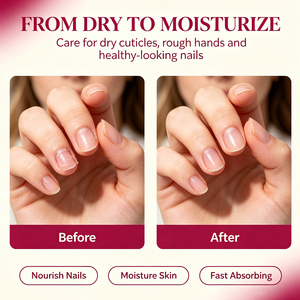 Crème hydratante et nourrissante pour les mains et les cuticules, soin quotidien naturel pour les ongles, adoucissant pour cuticules, vente en gros - Product Image 4