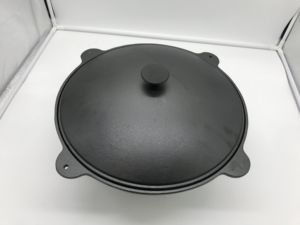 Horno Kazan hecho a medida, <span class=keywords><strong>hierro</strong></span> <span class=keywords><strong>fundido</strong></span> ruso, Wok uzbeko grande, olla Kazan para acampar con horno - Product Image 4