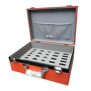 Custom Portable Hard Aluminum Frame Equipment Carrying Show Attache Case Display Briefcase Box With Foam Insert Padding