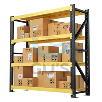 Étagères de rangement en métal à 4 niveaux Étagères de rangement de haute qualité Étagères et étagères empilables à usage moyen pour le rangement du garage