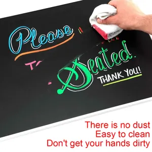 Aangepaste Logo Waterbasis Niet-toxisch 50 Kleuren Liquid Chalk Markers