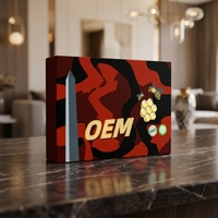Packs de miel rouge dur de qualité supérieure des États-Unis, Packs de miel Choco VIP gaufrés, Boîte de présentation pour emballage de miel naturel VIP rouge