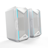Haut-parleur 2025 avec caisson de basses 2.0 canaux, pleine gamme 10-30W, prise en charge Apt-X, effets sonores de jeu pour PC portable, lumière LED RVB