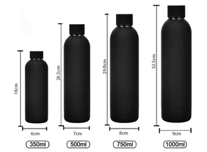Custom Logo 500Ml Drink Stainless Steel Double Wall Vaccum Flask Thermos Thermal Rubber <b>Paint</b> <b>Matte</b> Sports Water Bottle - Product Image 2
