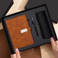 Coffret Cadeau Premium Personnalisé Comprenant un Gobelet Isotherme et un Carnet – Impression de Logo d'Entreprise Disponible – Cadeau d'Affaires pour le Personnel