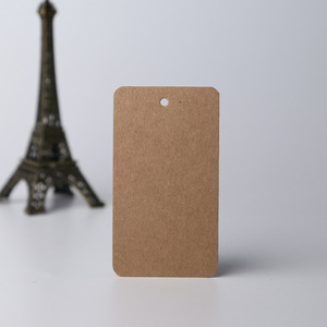 Etiquetas colgantes de papel kraft para ropa, personalizables con serigrafía, resistentes a los arañazos, origen Wenzhou - Product Image 1