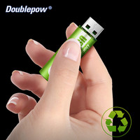 Batterie rechargeable USB Li-Ion AA 1,5 V personnalisée 1400 mWh, mini batterie lithium-ion 1,5 V avec aimant pour jouet, appareil photo numérique