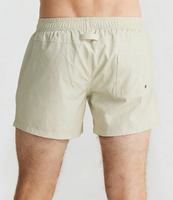 Shorts de bain pour hommes en polyester recyclé, personnalisables, de haute qualité, solides, à séchage rapide, écologiques, imperméables et anti-UV, vente en gros
