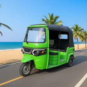 Triciclo Eléctrico de Pasajeros de 3 Ruedas y 3 Asientos, <span class=keywords><strong>Taxi</strong></span> Motorizado Eléctrico, Tuk-Tuk para Transporte Diario, <span class=keywords><strong>Batería</strong></span> de 72V - Product Image 1