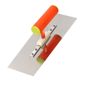 Couteau à mastic rectangulaire en acier inoxydable avec manche en caoutchouc, spatule plate, truelle, racloir pour mastic, boue de diatomées, charpentier, maçon - Product Image 1