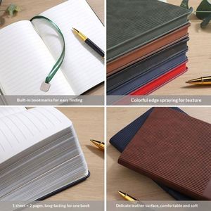 Coffret Cadeau de Bloc-Notes en Cuir PU de Haute Qualité A6 avec Reliure Sans Fil et Impression de Logo Personnalisé - Product Image 3
