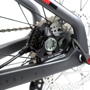 Bicicletta Gravel V1 in Fibra di Carbonio ad Alto Modulo con Cavi Interni e Design con Asse Passante per Ciclismo XC Fuoristrada - Product Image 3
