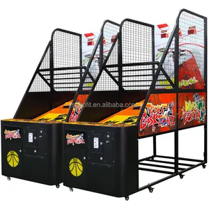 SENAO High Quality Coin Operated Amusement Arcade Sport Ticket Redemption Basketball Hoop Games Machine