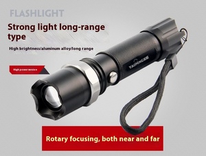 Les fabricants fournissent une lampe de poche zoom rechargeable en alliage d'aluminium pour la maison, le camping et l'équitation. - Product Image 5