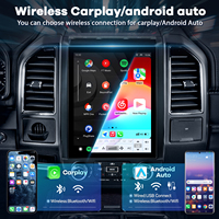 Accesorios para Pantalla de Radio de Coche de 12.1 Pulgadas, Snapdragon 665 para Ford Expedition 2018-2021, QLED, CarPlay Inalámbrico, DSP de 8 Núcleos, Cámara de Reversa