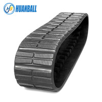 Chenilles en caoutchouc pour chargeuse compacte sur chenilles B320X86X49 pour Caterpillar Komatsu