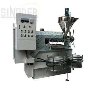 Screw oil press with filter integrated machine/oil press machine cooking oil machine