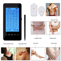 Appareil de massage rechargeable pour le cou, les épaules et la taille, machine TENS/EMS à double canal, contrôle de la durée, intensité réglable, toucher réel