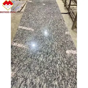 Beliebte Granit Sea Wave Flower Granit gebürstet Spray White Granite Platte
