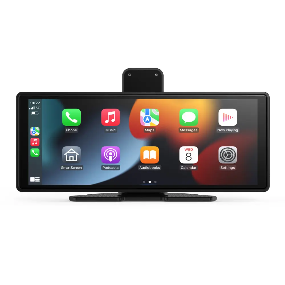 4K 10,26-Zoll PND MP5-Player Drahtlose Carplay/Android Auto Smart Car Multimedia Audio Bluetooth DVR1080P AHD-Kamera
